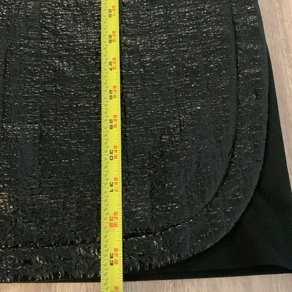 NWT Tibi Black Resin Basketweave Sleeveless Shift Short Dress Size 4 - Picture 7 of 10